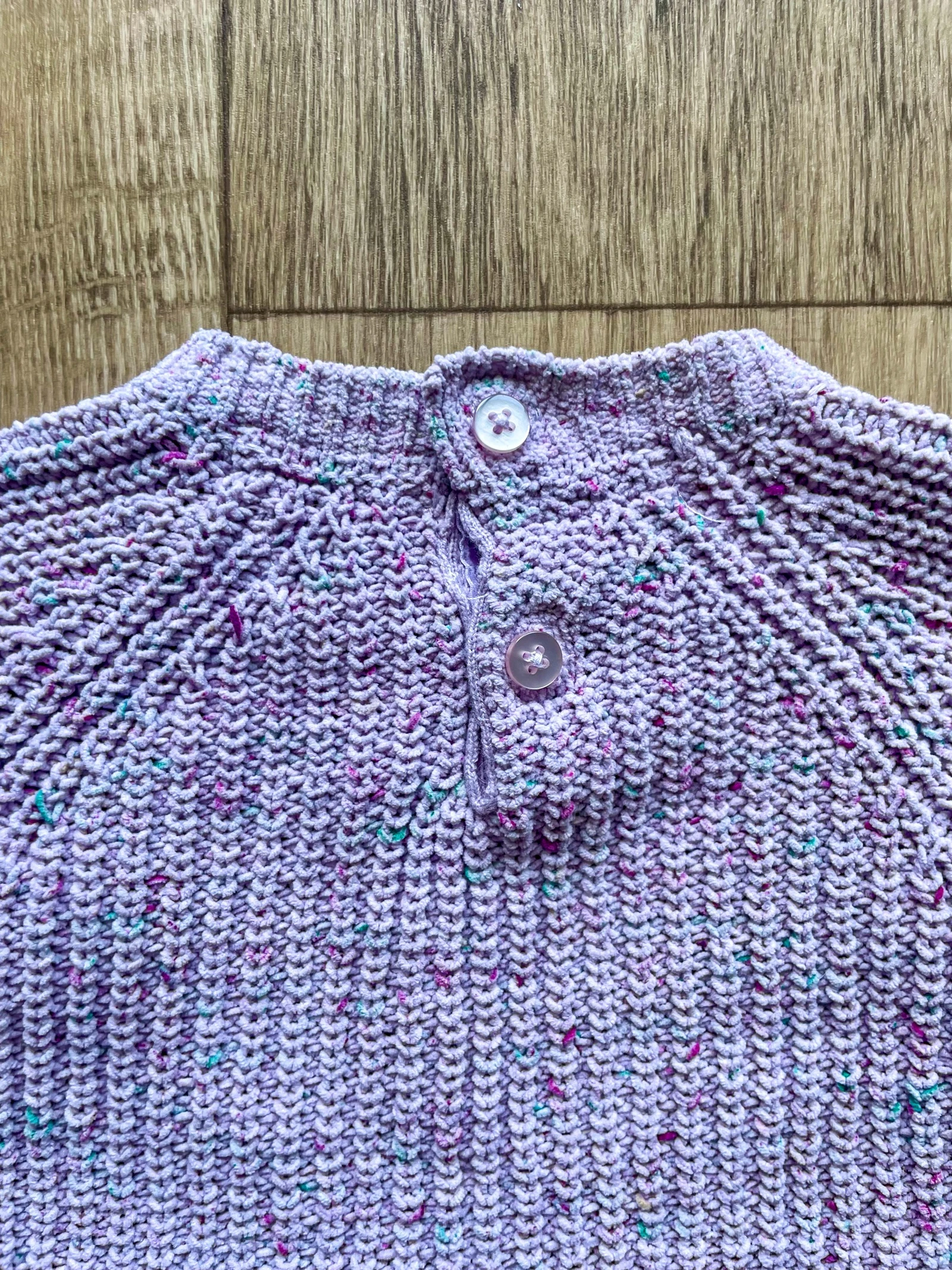 Purple unicorn knit dress from Primark size 3-6 months – photo 4